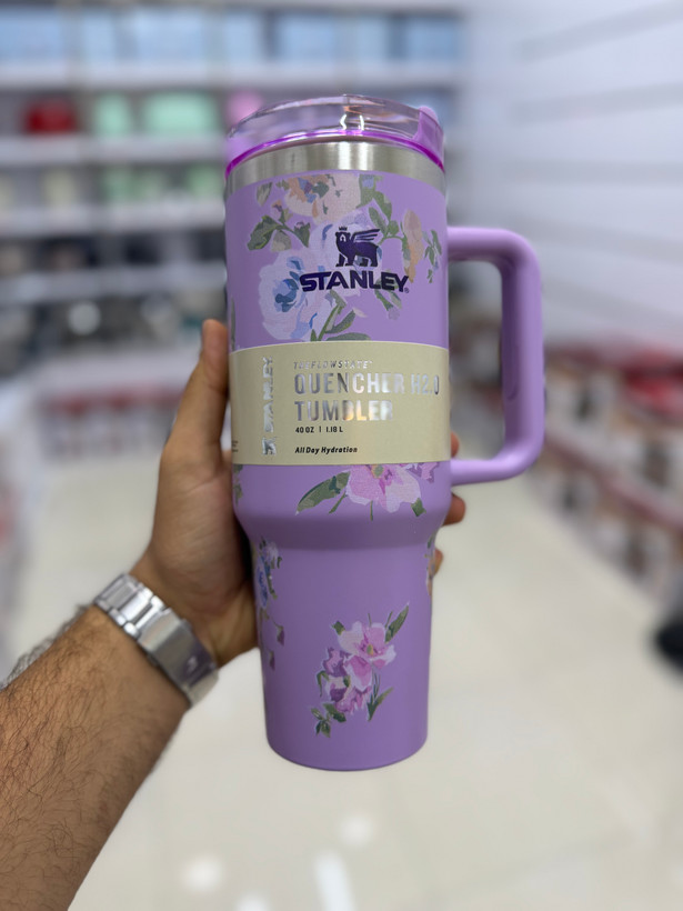 ماگ استنلی Quencher H2.0 FlowState ظرفیت 40oz طرحدار | 1.18 لیتر