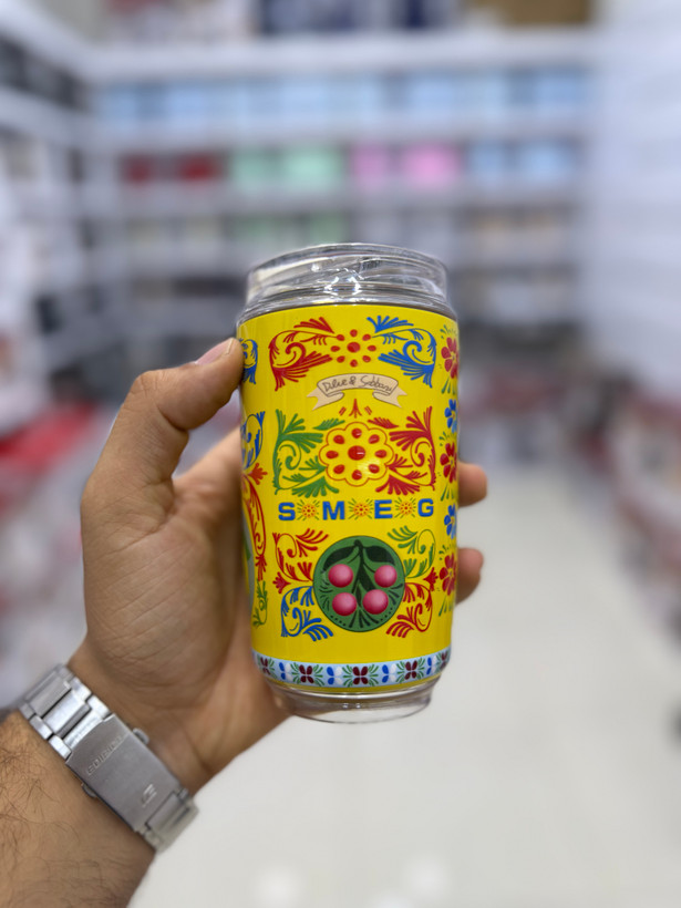ماگ اسمگ طرحدار SMEG Wall Mug – زرد