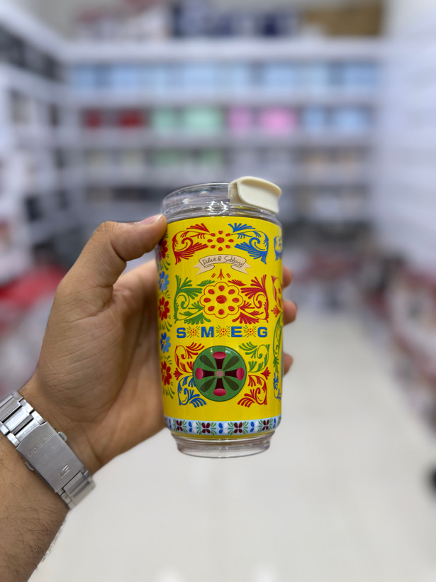 ماگ اسمگ طرحدار SMEG Wall Mug – زرد