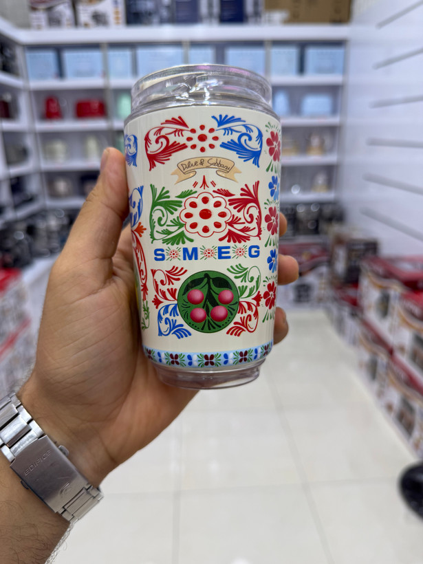ماگ اسمگ طرحدار SMEG Wall Mug – سفید