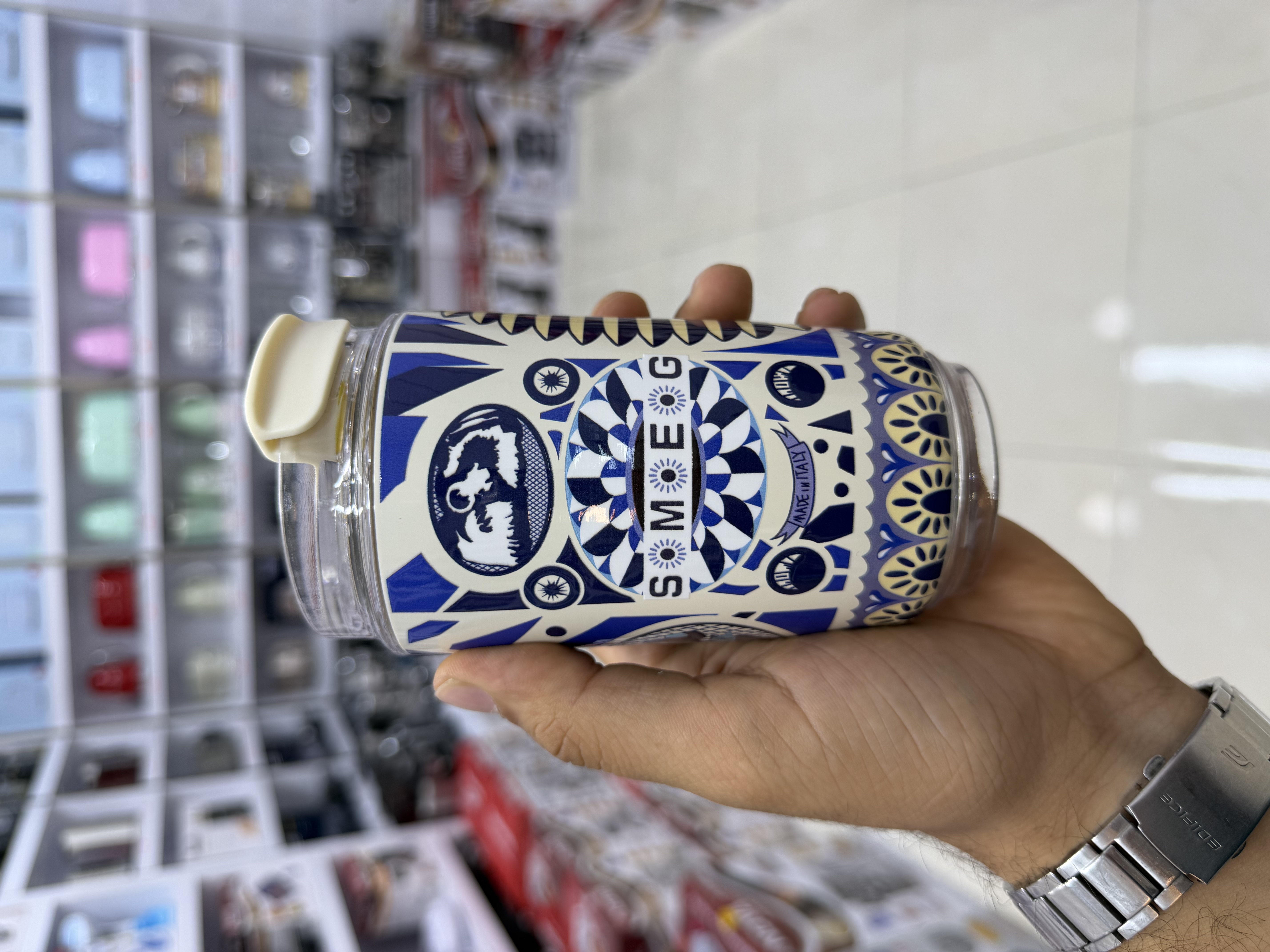 ماگ اسمگ طرحدار SMEG Wall Mug - آبی